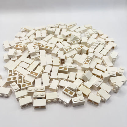 LEGO Small Bricks, 1x Wide, White, Approx. 140g