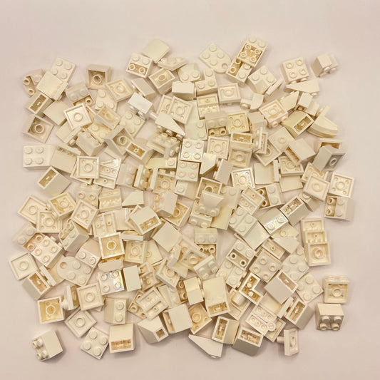 LEGO Slopes and Bricks 2x Wide, White, Approx. 145g