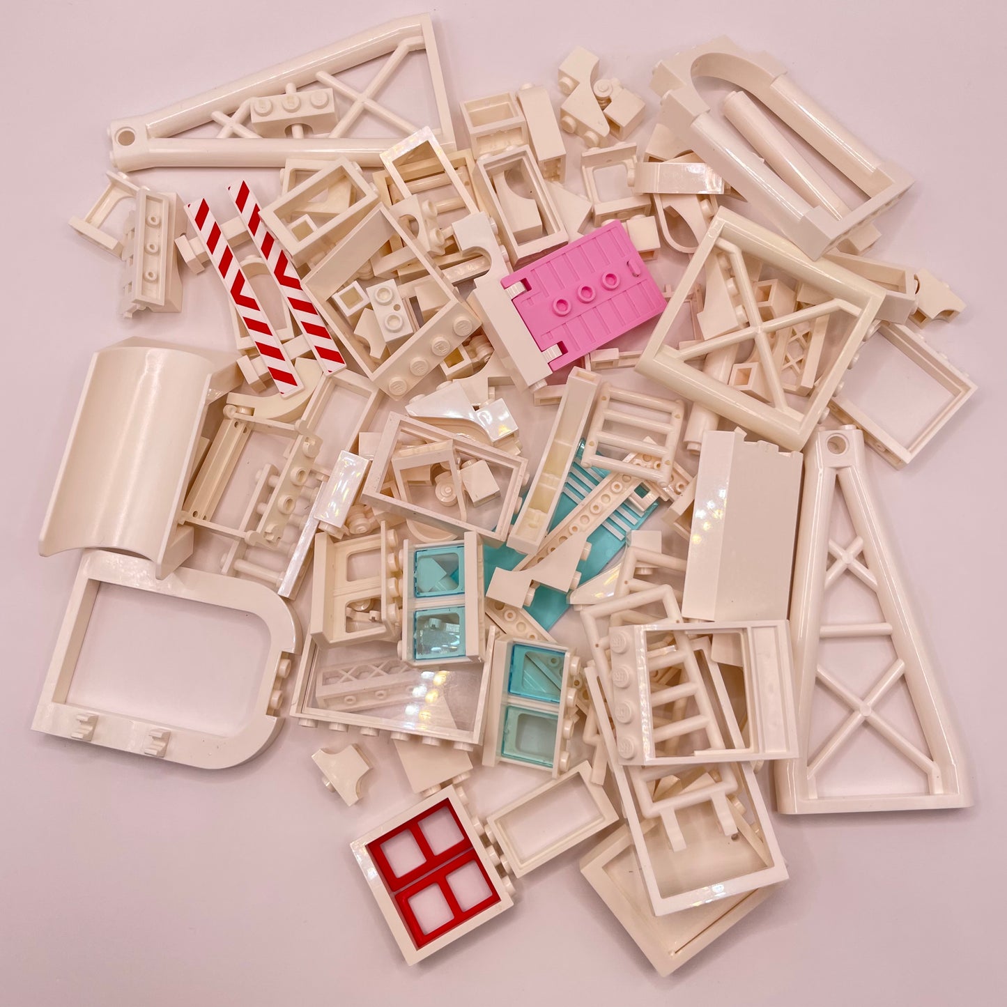 LEGO White, Mixed White Building, Approx. 150g