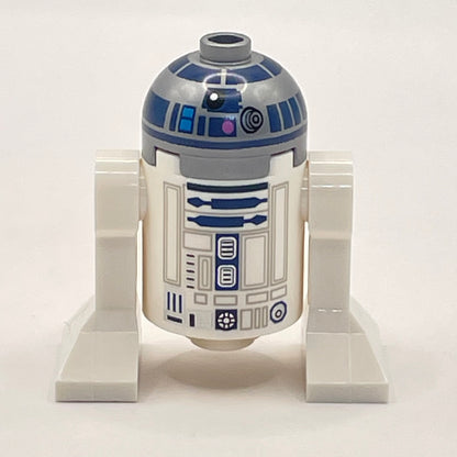 LEGO R2-D2, Pink Dots, Large Reception, Star Wars, Minifigure (sw1085)
