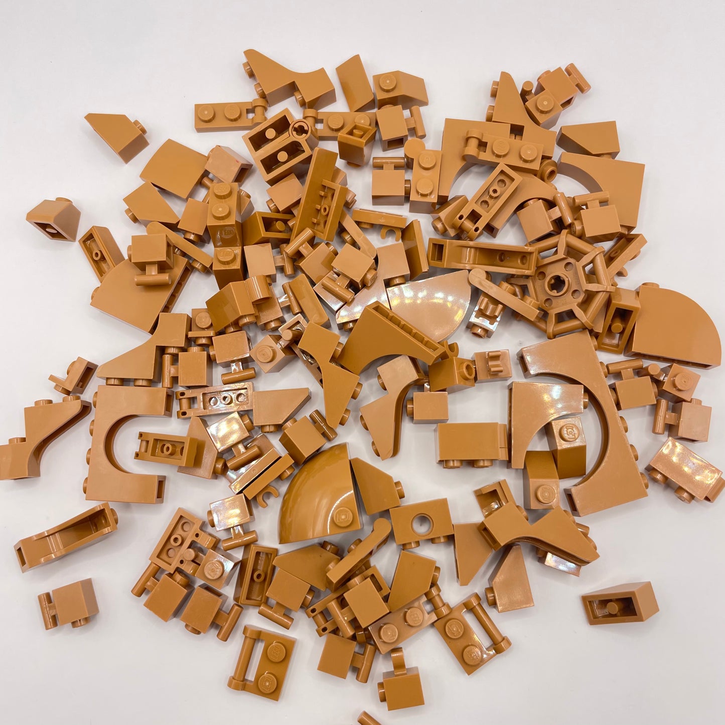 LEGO Mixed Bricks, Medium Nougat, Approx. 90g