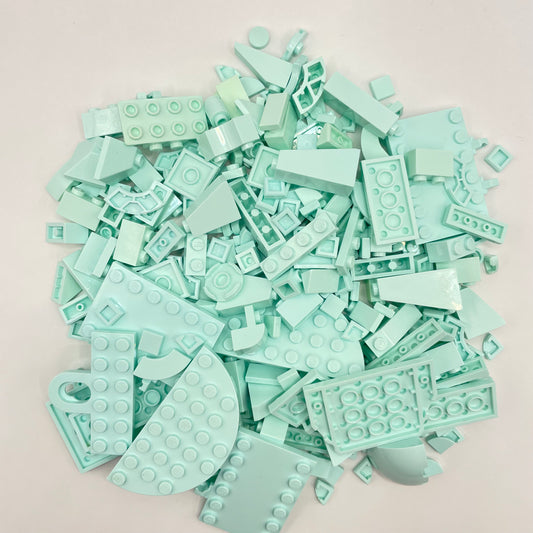 LEGO Mixed Pieces, Aqua, Approx. 145g