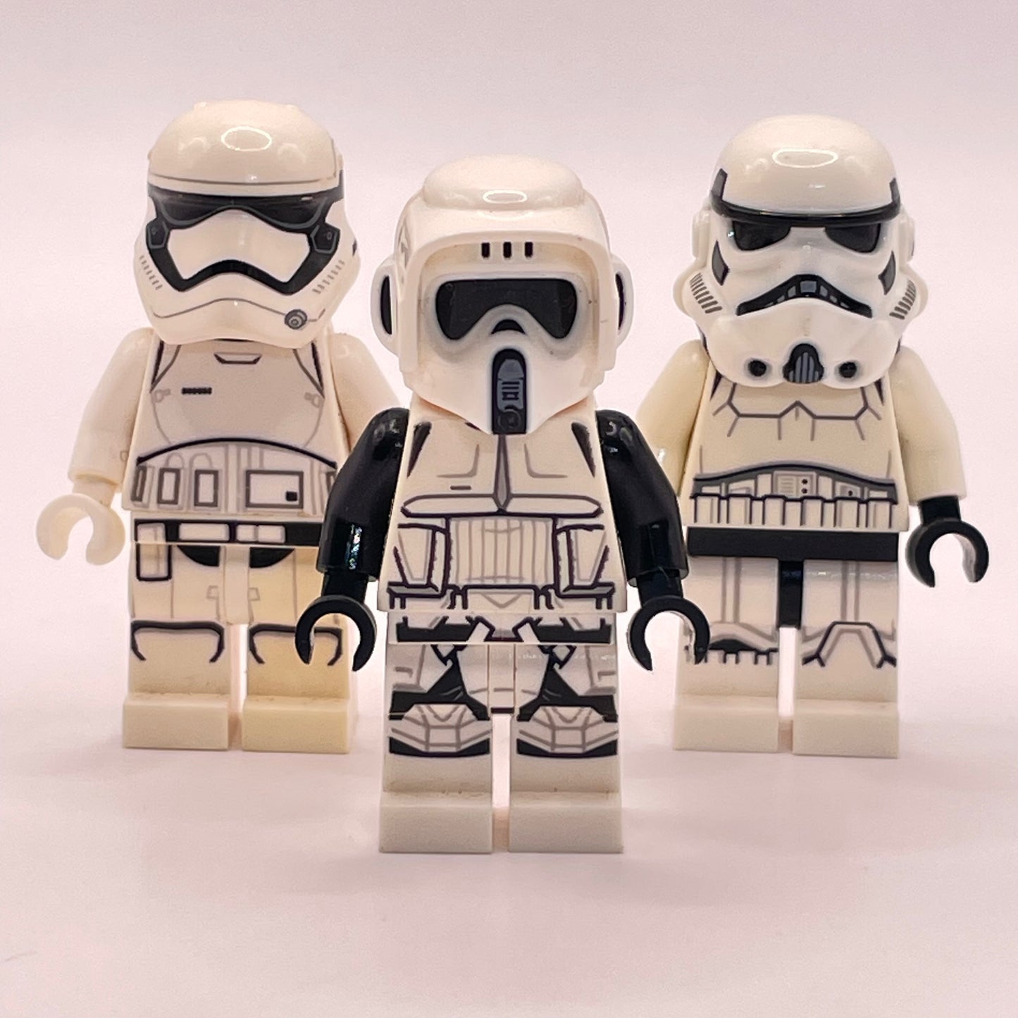 LEGO Mixed Troopers, Star Wars, Minifigure, (3 Pack) Yellowed