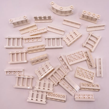 LEGO White Fences, 33 Pieces