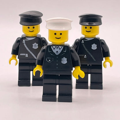 LEGO Police, City, Vintage, Minifigure (3 Pack) marked
