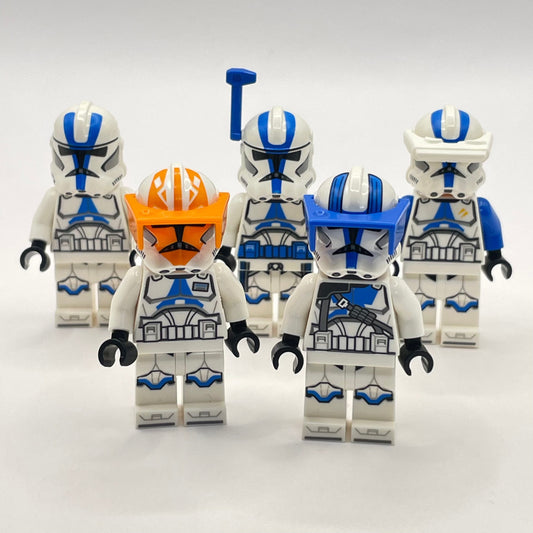 LEGO Mixed Clone Troopers, 501st, Star Wars, Minifigure (Pack of 5)