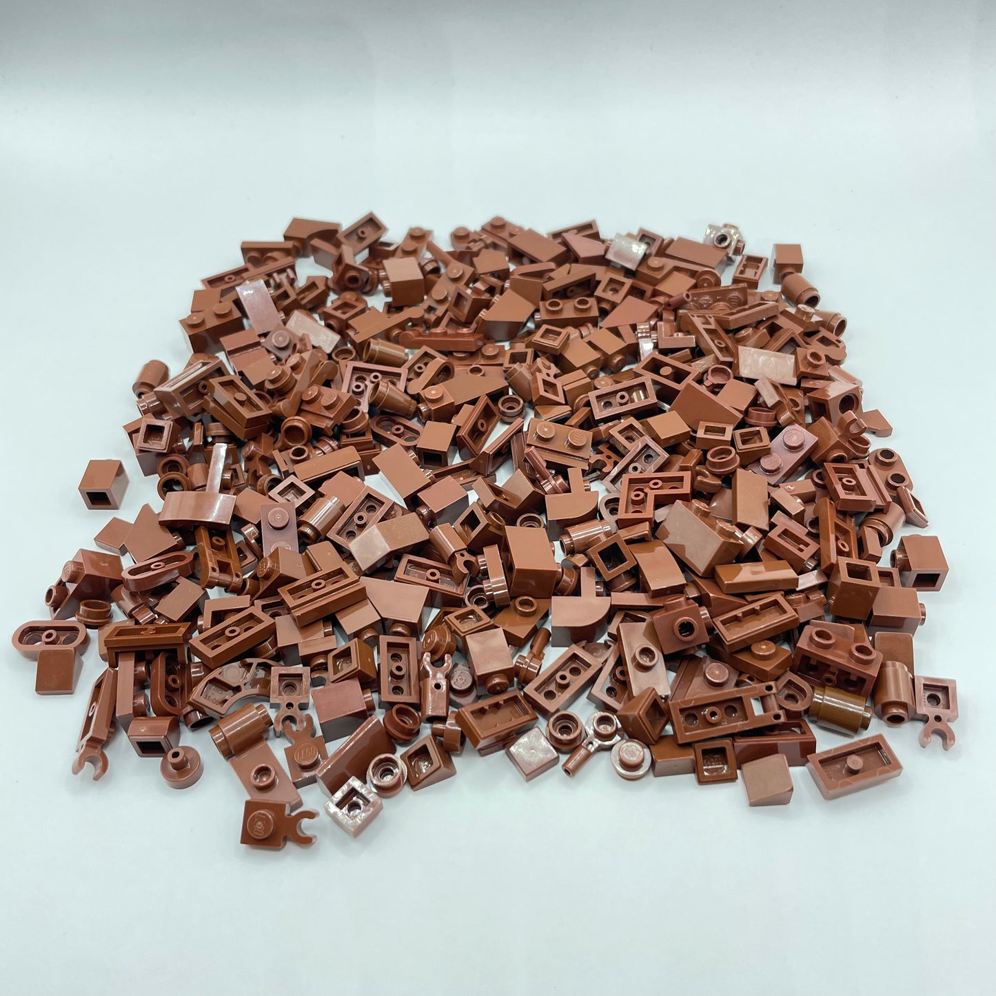 LEGO Greebling, Reddish Brown, Approx. 110g