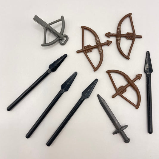 LEGO Medieval Weapons - Worn/Seconds, 9 Pieces