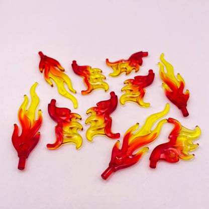 LEGO Transparent, Flames/Wings, 10 Pieces