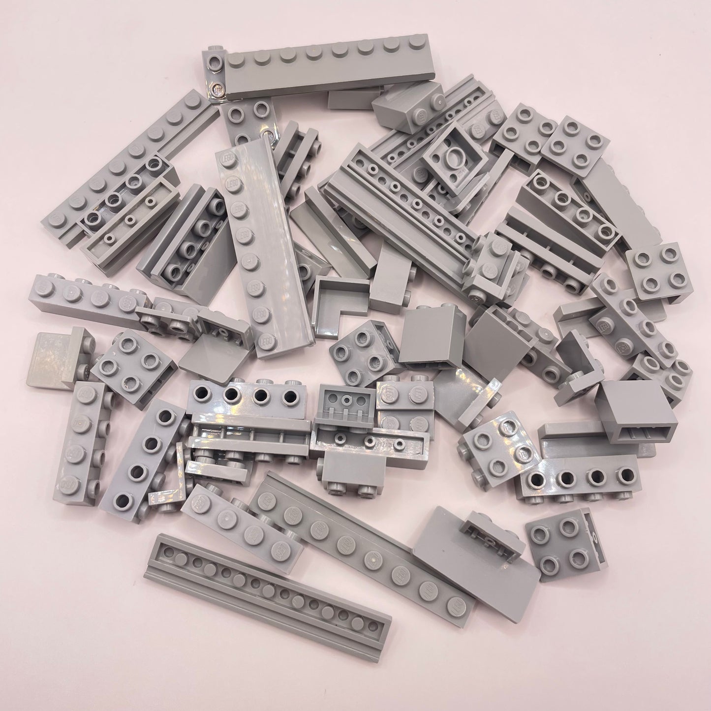 LEGO SNOT With Rails And Panels , Light Bluish Grey, Approx. 75g