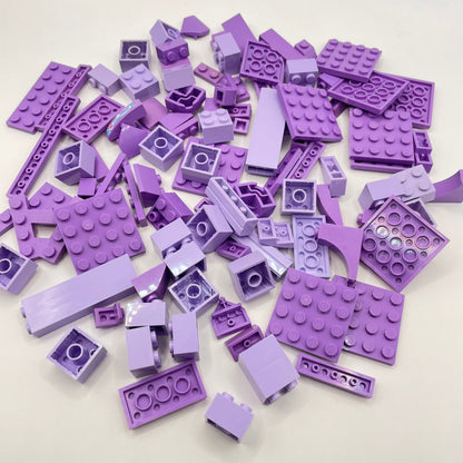 LEGO Mixed Bricks, Mixed Lavender, Approx. 110g