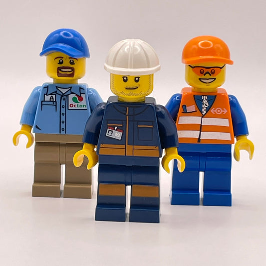 LEGO City Figures, Minifigures, Set of 3
