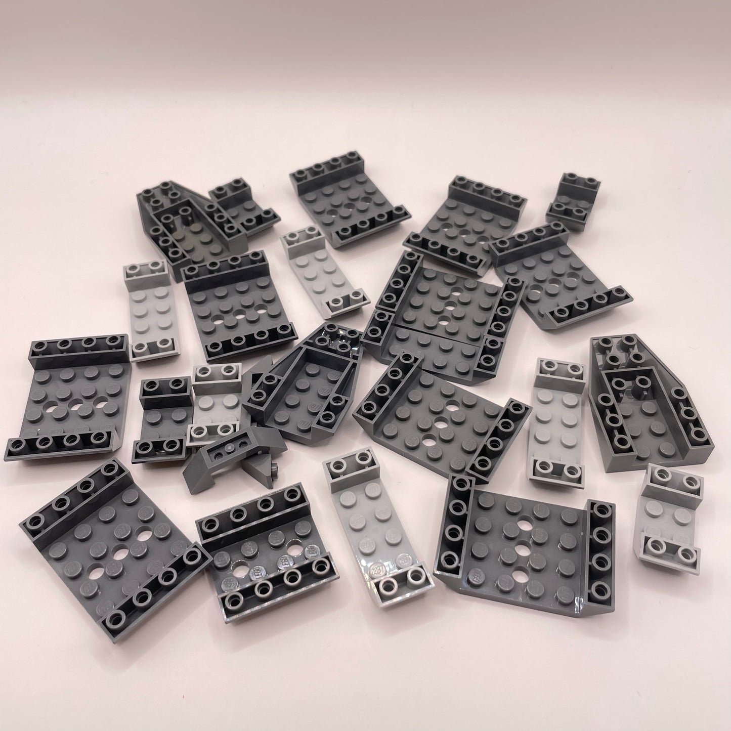 LEGO Undercarriage, Mixed Bluish Grey, Approx. 70g