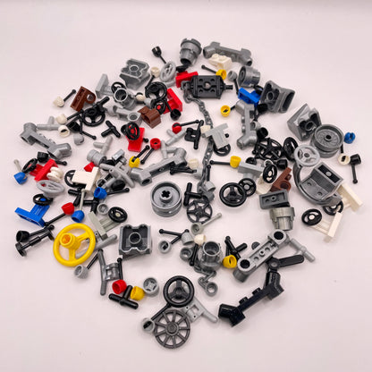 LEGO Vehicle Pieces, Mixed Colours, Approx. 50g