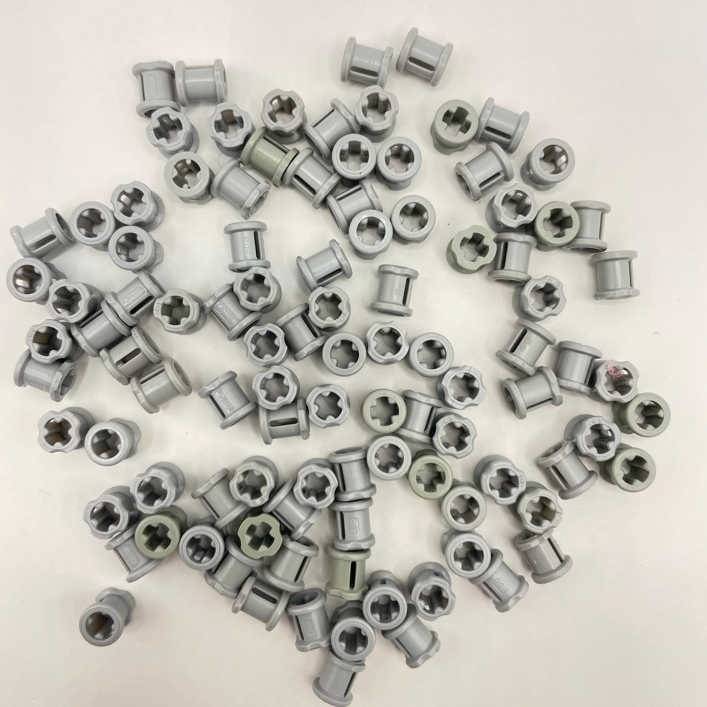 LEGO Bush, Light Bluish Grey, Technic, 100 Pieces