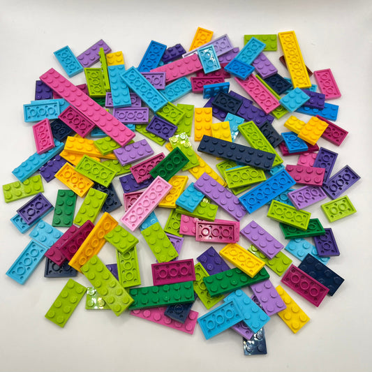 LEGO 2x Plates, Friends Colours, Approx. 185g