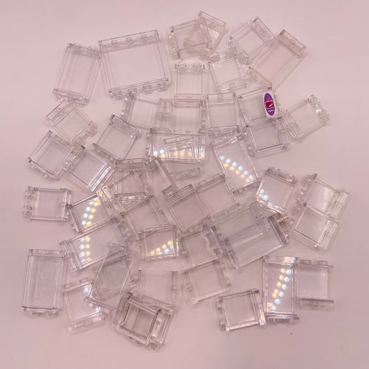 LEGO Panel, Building Pieces, Transparent Clear, Approx. 60g