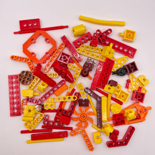 LEGO Mixed Technic, Mixed Sunset Colours, Approx. 100g