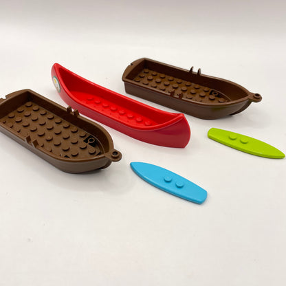 LEGO Boats, Water Vehicles, Mixed Colours, 5 Pack