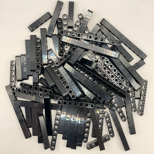 LEGO Black Technic, Liftarm, Mixed Length, 80 Pieces