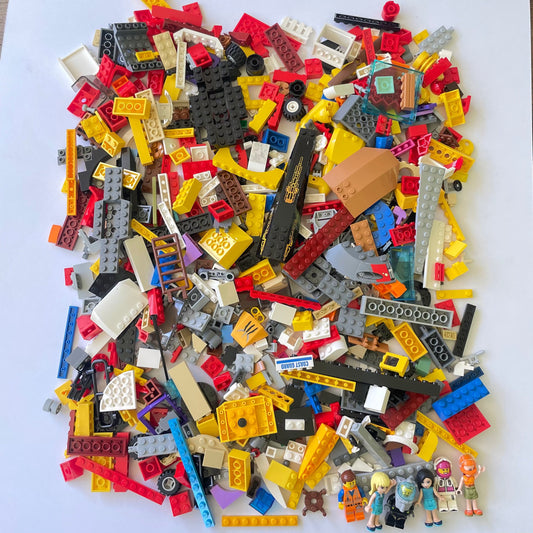 LEGO Fun Pack, Mixed Bag, Approx. 750g includes 6 Minifigures/Minidolls