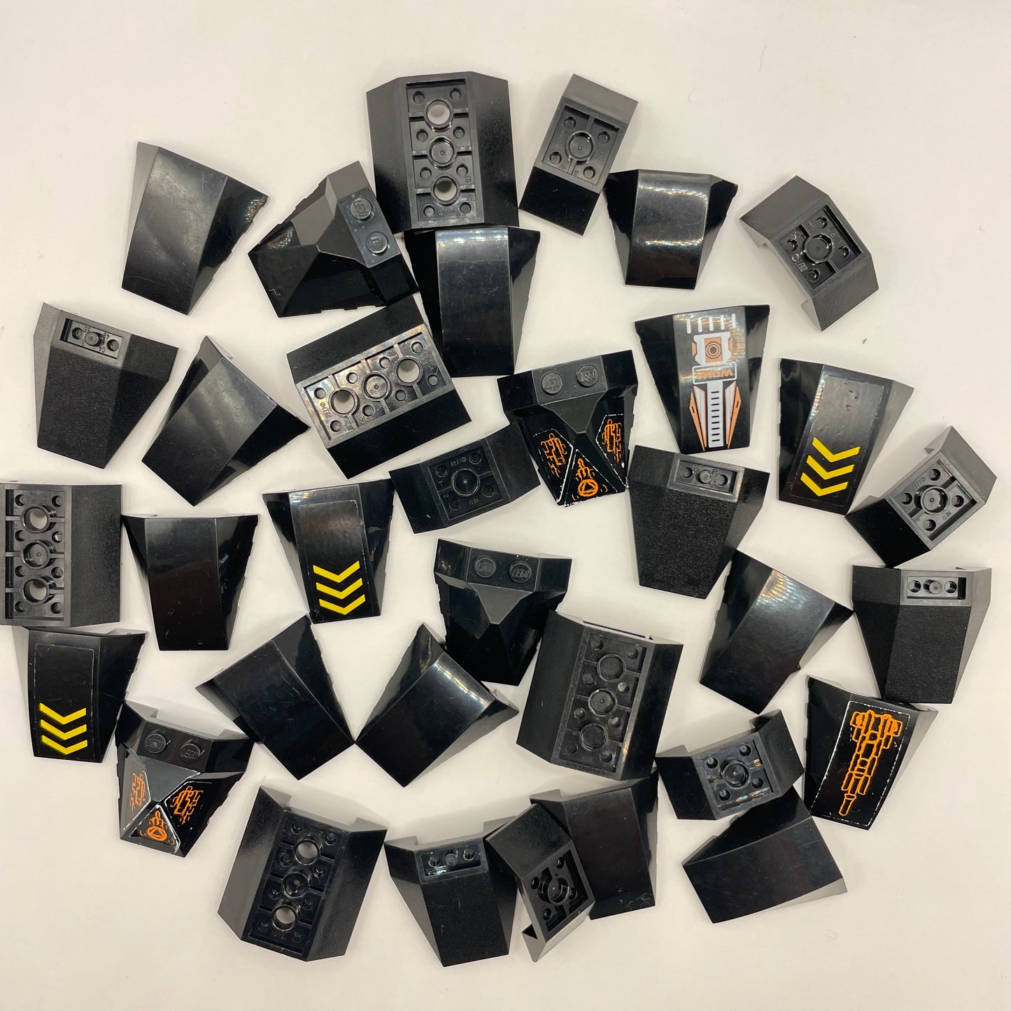 LEGO Vehicle Hulls, Black, Approx. 75g