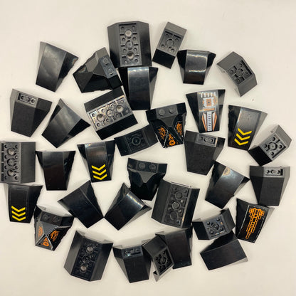 LEGO Vehicle Hulls, Black, Approx. 75g