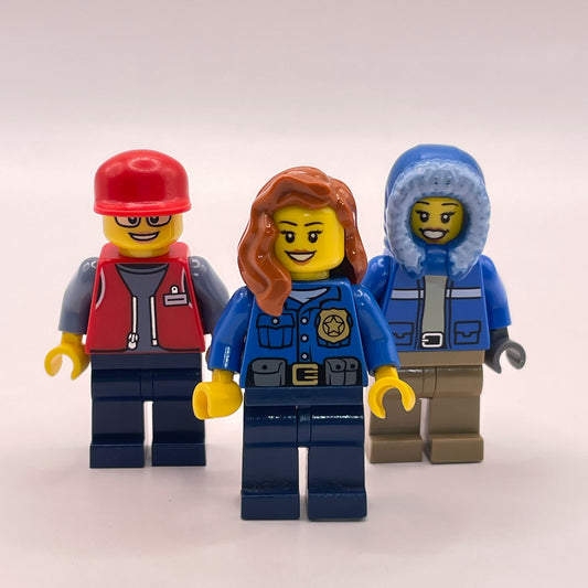 LEGO City Lady Minifigures, Variety Pack of 3