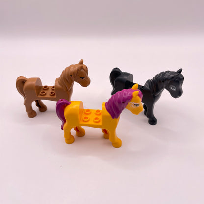 LEGO Friends, Horses, 3 Pieces, Marked
