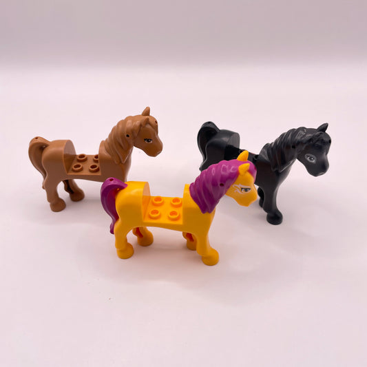 LEGO Friends, Horses, 3 Pieces, Marked