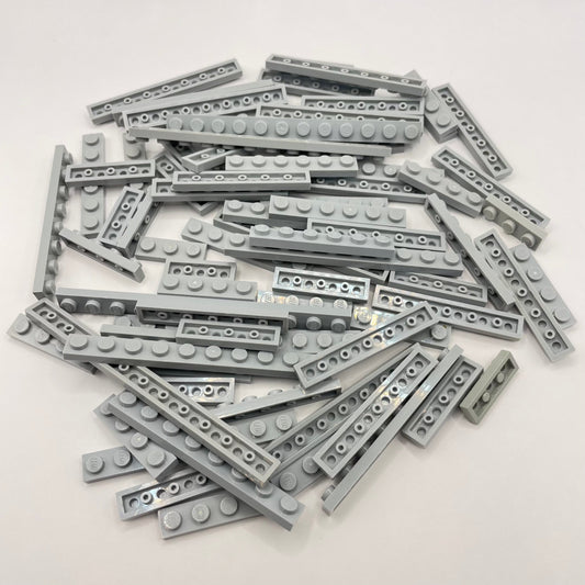 LEGO Light Bluish Grey, Tiles, Approx. 95g