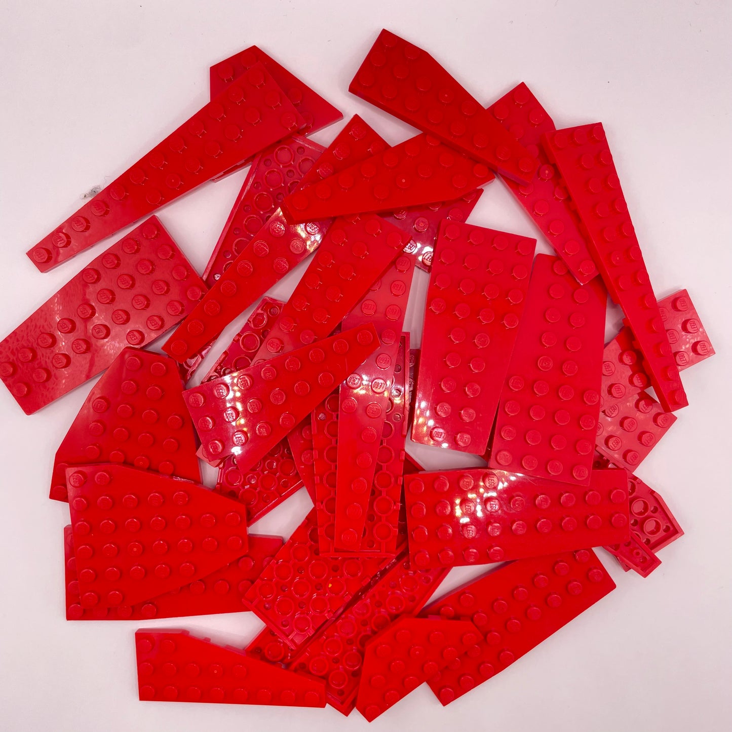 LEGO Large, Wings Wedges, Red, Approx. 105g