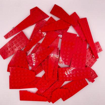 LEGO Large, Wings Wedges, Red, Approx. 105g