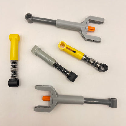LEGO Linear Actuator x2 and Shock Absorbers x3, Mixed Colours, Technic, 5 Pieces