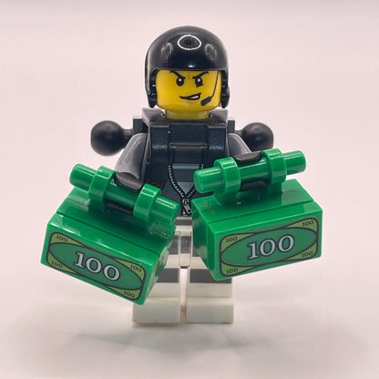 LEGO Robber with Bounty, City, Minifigures (1 Piece) Brick Built