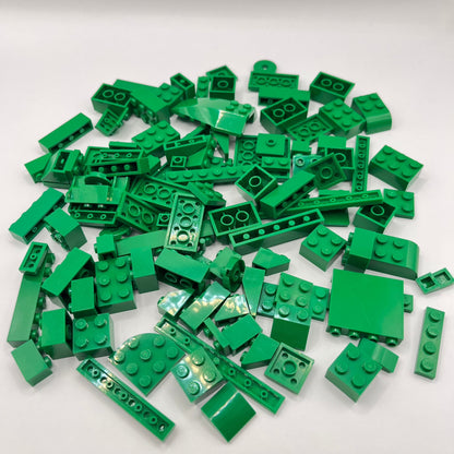 LEGO Green, Mixed Pieces, Approx. 120g