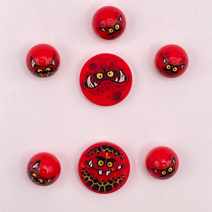 LEGO Goblin Faces, Red, Nexo Knights, Animals, 6 Pieces