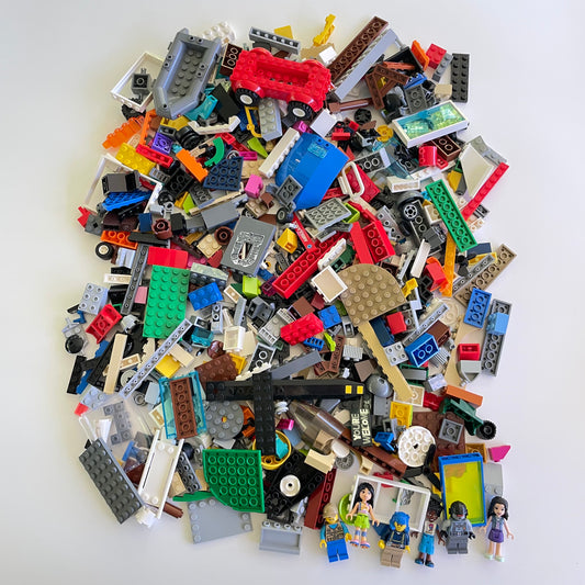 LEGO Fun Pack, Mixed Bag, Approx. 750g includes 6 Minifigures/Minidolls