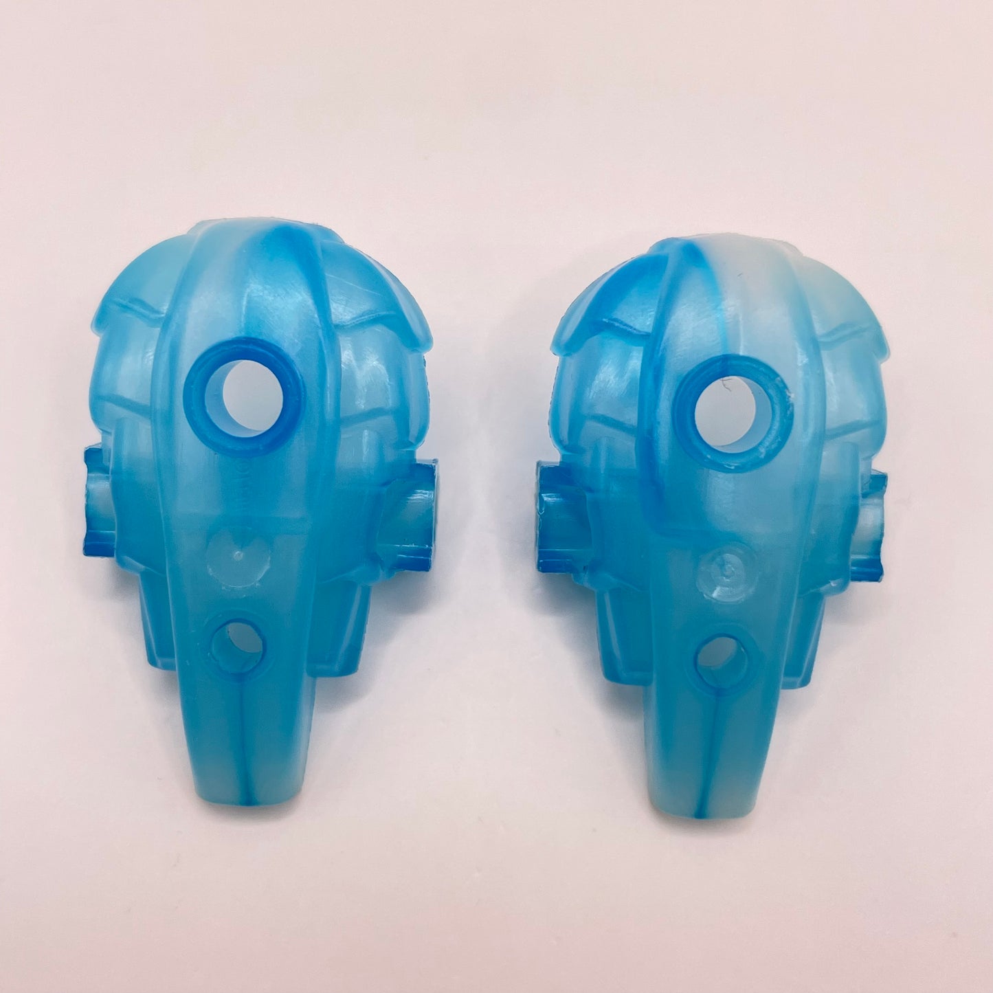 LEGO Bionicle, Back Plate, Marble, Glow In The Dark, 2 Pieces