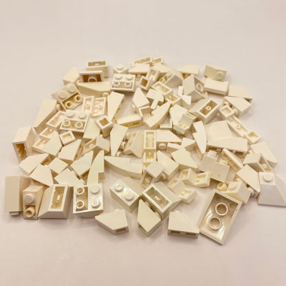 LEGO Mixed Slopes, White, Approx. 60g