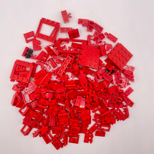 LEGO  Flexible Connections, Red, Approx. 115g