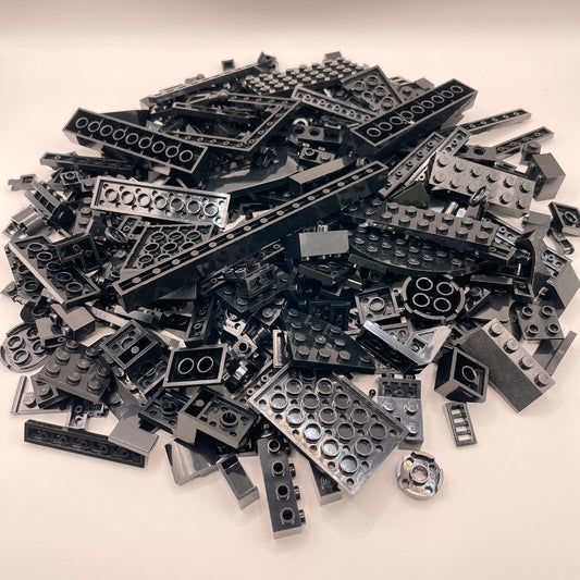 LEGO Mixed Pieces, Black, Approx. 250g