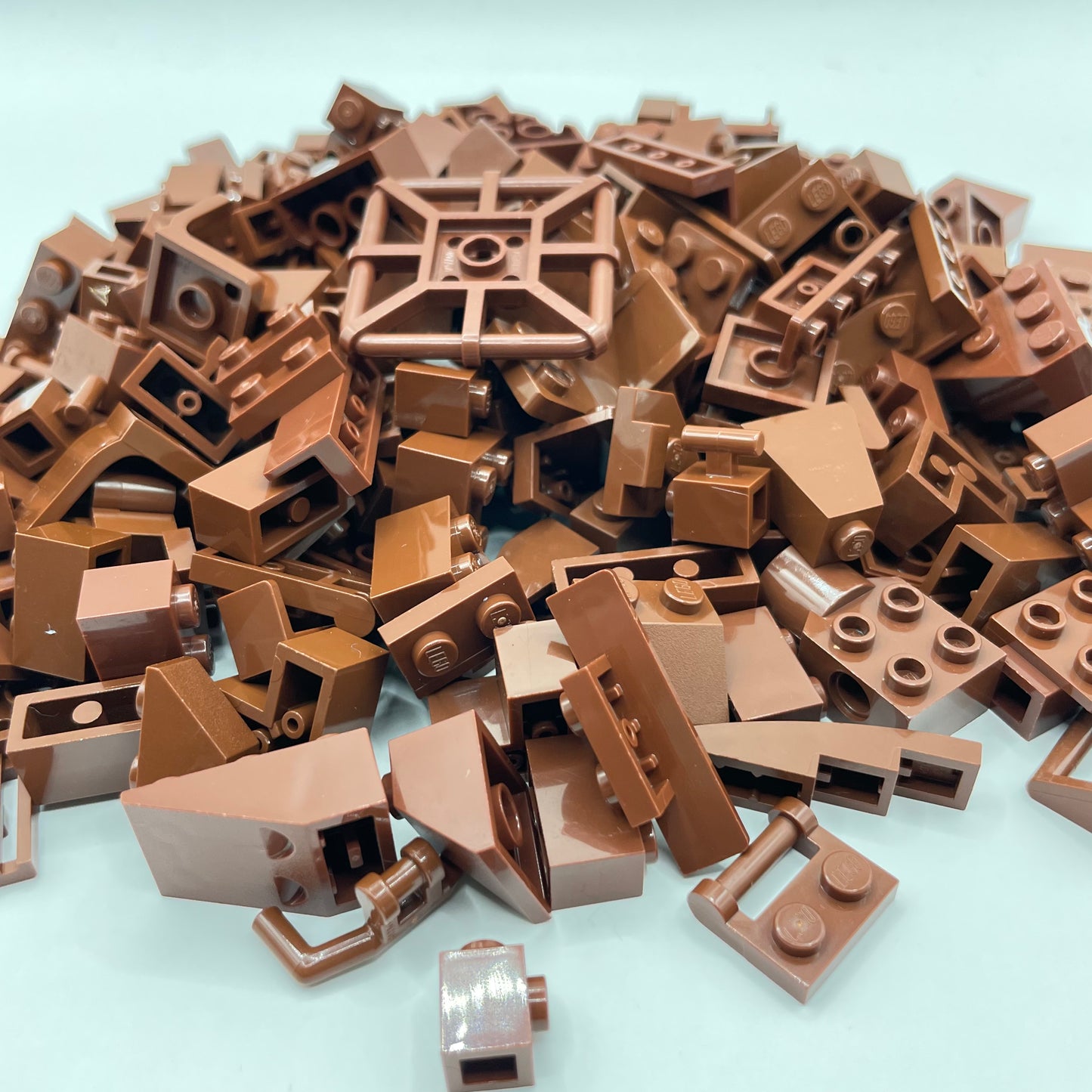 LEGO Mixed Pieces, Reddish Brown, Approx. 180g