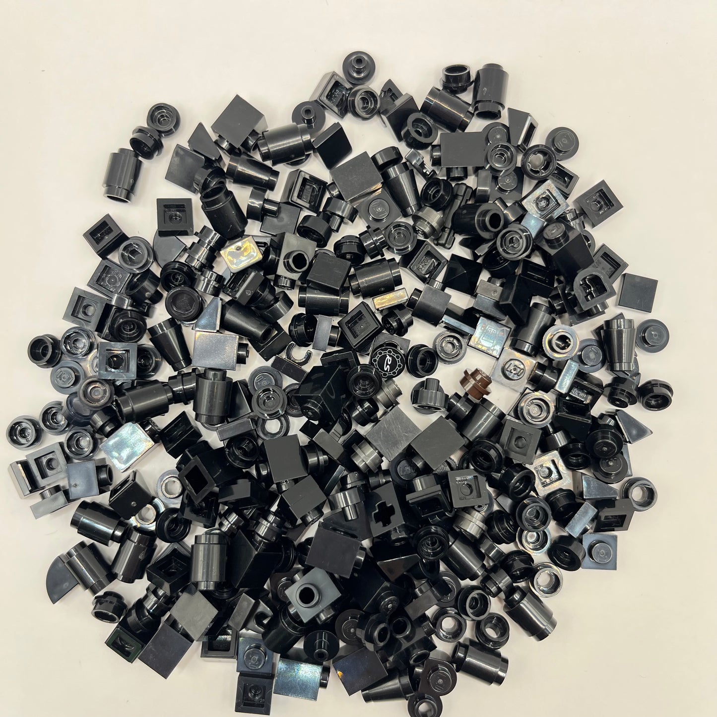 LEGO Greebling, 1x1, Black, Approx. 50g