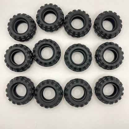 LEGO Medium Tyres, Black, 12 Pieces