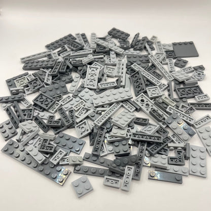 LEGO Mixed Grey, Plates, Approx. 140g