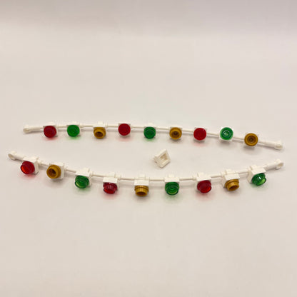 LEGO Christmas Light Cord, Red, Green, and Gold, 39 Pieces