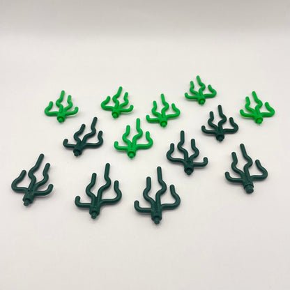 LEGO Plants, Coral, Mixed Green, 13 pieces