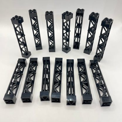 LEGO Support Girder Type 2, Black, Building, 14 Pieces