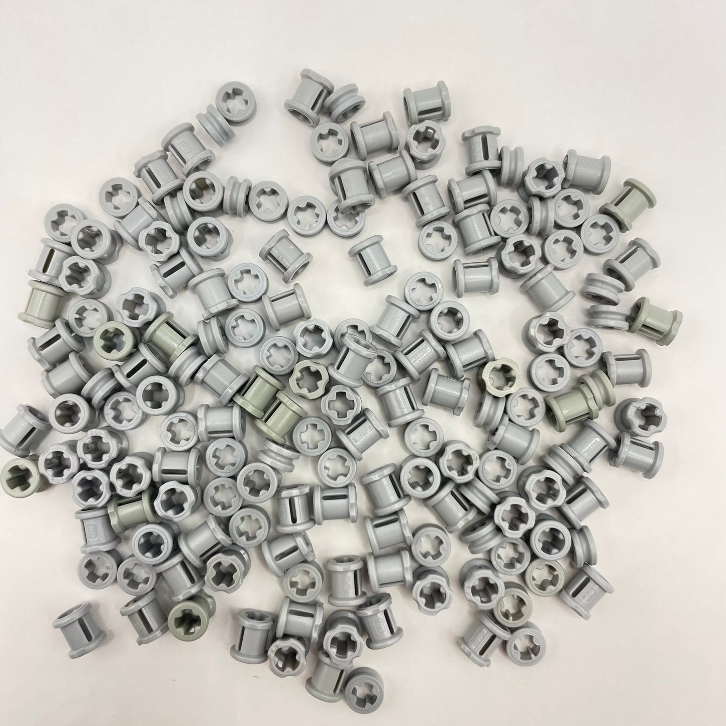 LEGO Bush and Half Bush, Light Bluish Grey, Technic, 150 Pieces